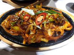 五花肉炒鱿鱼-文成焕·家族韩式餐厅