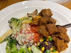 杏鲍菇牛肉热低卡饭-CALIFORKS加州叉子轻食(朝阳门店)