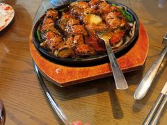 铁板麒麟茄子-青岛海景花园大酒店·白果树餐厅青岛菜
