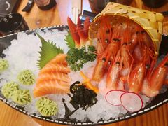 北极贝三文鱼背甜虾-吟松日式料理(莘庄店)