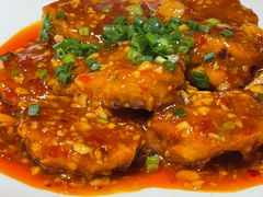 鱼香茄饼-永乐饭店