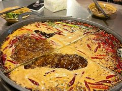 红汤锅底-菜园坝老火锅(金岛店)