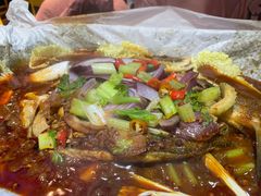 纸包鱼-卢渔翁纸包·脆皮烤活鱼(麓谷小镇店)