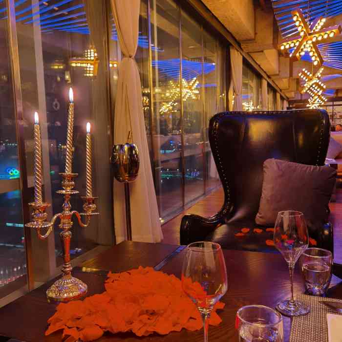 venu 海景酒廊-"洲际酒店顶层,酒吧餐吧都有,可以说是青岛.