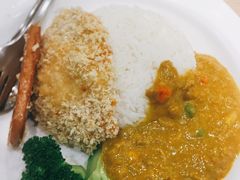 咖喱肉酱鱼扒饭-佰搭果·广式茶餐厅(石牌东路店)