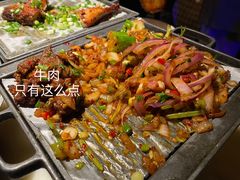 葱椒爆牛肉-绿茶餐厅(光谷世界城步行街店)