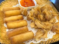 炸牛奶拼炸云吞-阿多私房菜(顺德店)