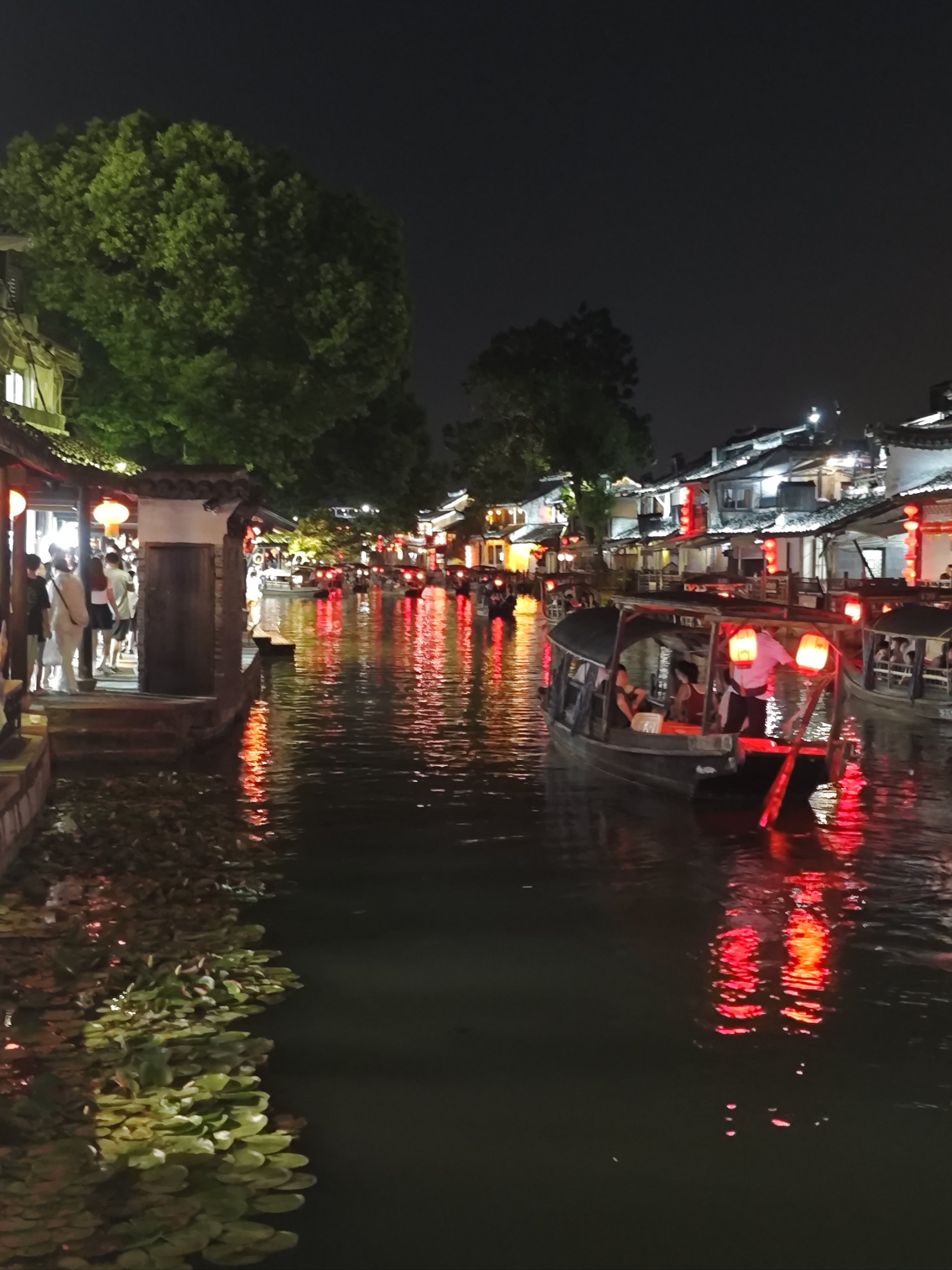 西塘夜景说说图片