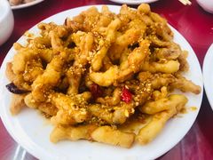 炸鱿鱼条-天伦海鲜·老味道·青岛菜(栈桥天主教堂店)