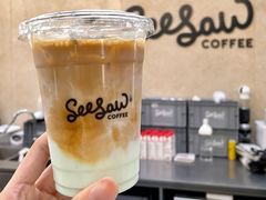 薄荷拿铁-Seesaw Coffee(上海太阳宫K46店)