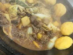 -粘豆包柴火铁锅炖