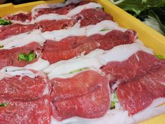 水爆手切羊上脑-京门老爆三·铜锅涮肉 爆肚(望京店)