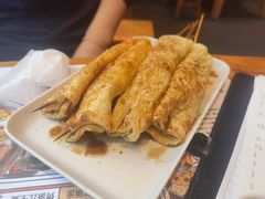 烤香辣豆皮-木屋烧烤(上梅林店)