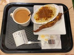 烧鸡翼拼肉酱意粉-大家乐(广州宝岗店)