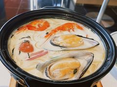 明太子奶油海鲜天使面-三禾寿司(君尚店)