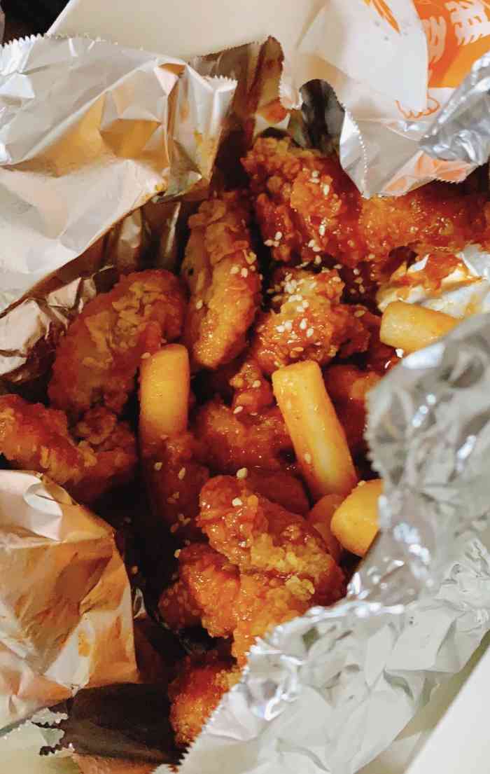 鸡小宝韩式炸鸡(南岭店)-"这是我最爱的炸鸡没有之一.晚上点个套餐.