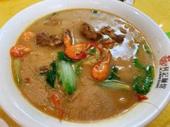 虾爆排骨面-何记面馆(龙泉山店)