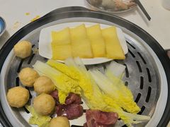 娃娃菜蒸腊肠-蔚海之都·象山蒸汽海鲜(仙霞路店)