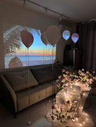 -七月气球布置订婚·宝宝宴· 求婚·生日布置(二七万达店)