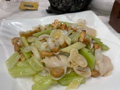 鲜贝炒西芹-金河半岛园林酒家(金融城店)