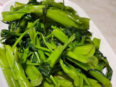 清炒空心菜-休记光头香辣蟹干锅店(衣冠庙店)