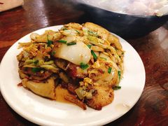 牛肉炒年糕-凡老头米线砂锅(古荡新村西粮站)