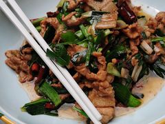 小炒山猪肉-蔼若春.传承三十年云南菜(金碧公园店)