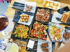 -长青菠菜面·烧烤