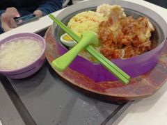 铁板照烧鸡排饭-清华大学-观畴园餐厅