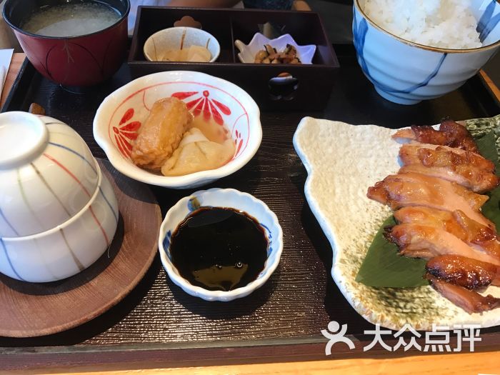 照烧鸡排定食
