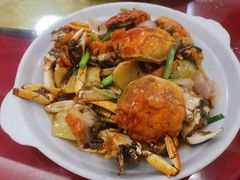 姜葱炒西江毛蟹-荣兴河鲜楼