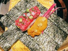 海胆生牛肉手卷-老乾杯和牛烧肉(王府中环店)