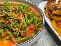酸笋炒空心菜-浩海火烧云傣家菜(京广店)