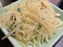 香菜梗炝土豆丝-绿茶餐厅(华联万柳店)