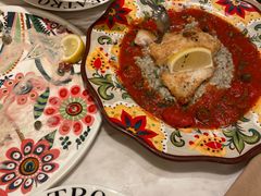 利沃尼亚鲇鱼配意大利烩饭-IL TEATRO 精品意大利餐厅