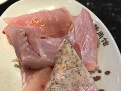 鱼片-大漠风烤肉火锅自助餐厅(鹰展店)