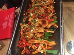 铁板鱿鱼-味上湘菜馆(阿波罗店)