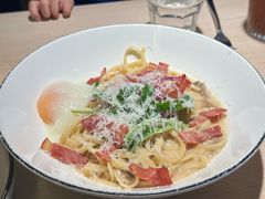 牛肝菌蘑菇奶油意大利面配温泉蛋-卡朋西餐(悦汇城店)