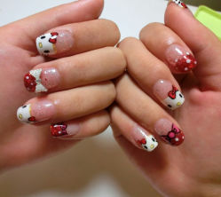 纯彩绘 hello kitty-O.L. 美甲美睫馆