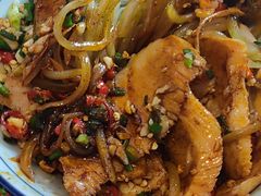 大刀猪颈肉-荆九爷爆炒桥头三嫩(浙大店)