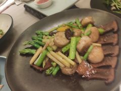 烧汁白玉菇炒带子-尚一汤·粤菜海鲜(环球港店)