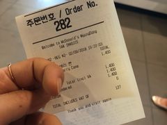 账单-麦当劳(明洞店)