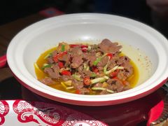 菜籽油炒衡东黄牛肉-老湘村·湖南土菜(天河维多利店)