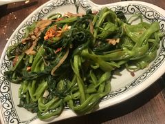 马拉盏炒通菜-大头虾越式风味餐厅(光明广场店)