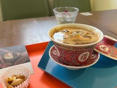 桂花乌龙鸳鸯咖啡-茶是一枝花泡茶店