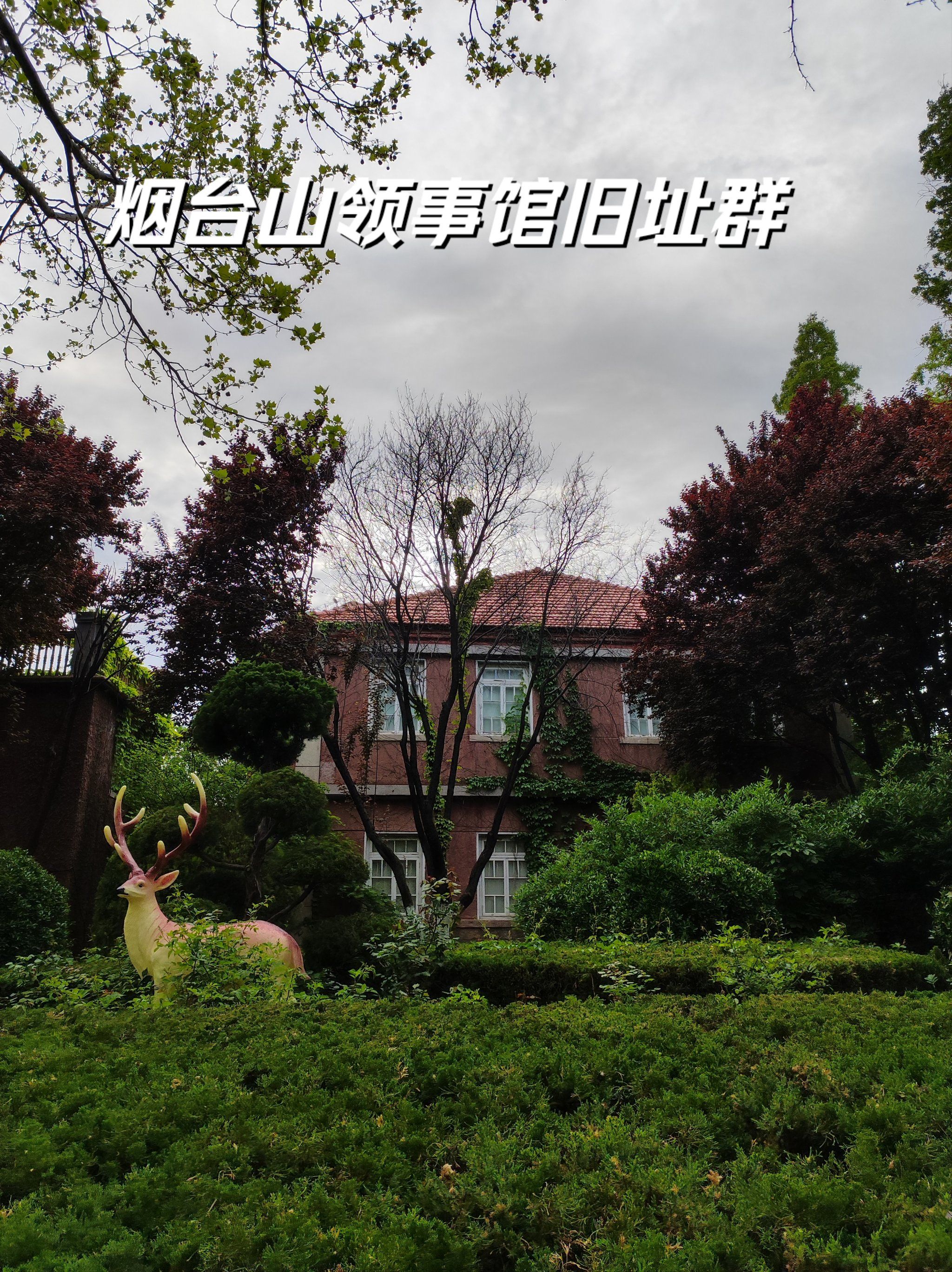 美国领事馆领事官邸旧址」「英国领事馆旧址」「挪威领事馆旧址」烟台