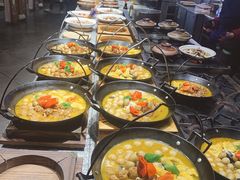 自助取餐区-印巷里主题餐厅(马鞍山店)