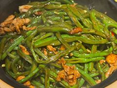 扁豆丝炒肉-馋嘴猫北京食堂·烤鸭·宵夜(亚运村店)