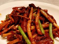 茶树菇猪颈肉-上海金桥红枫万豪酒店-万豪中餐厅