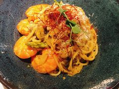 鲜茄茸大虾配马斯卡朋意大利面-BE BRIGHT KITCHEN(正佳广场店)